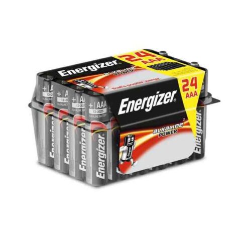 Μπαταρίες Energizer ALKALINE POWER VALUE BOX LR03 AAA (24 uds) Μαύρο