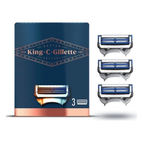 Ανταλλακτικά για το Ξυράφι King C Gillette Gillette King (3 uds)