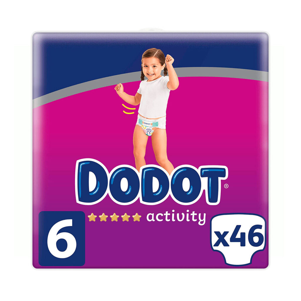 Πανάκια μιας χρήσης Dodot Dodot Activity 17-28 kg Μέγεθος 6 x46