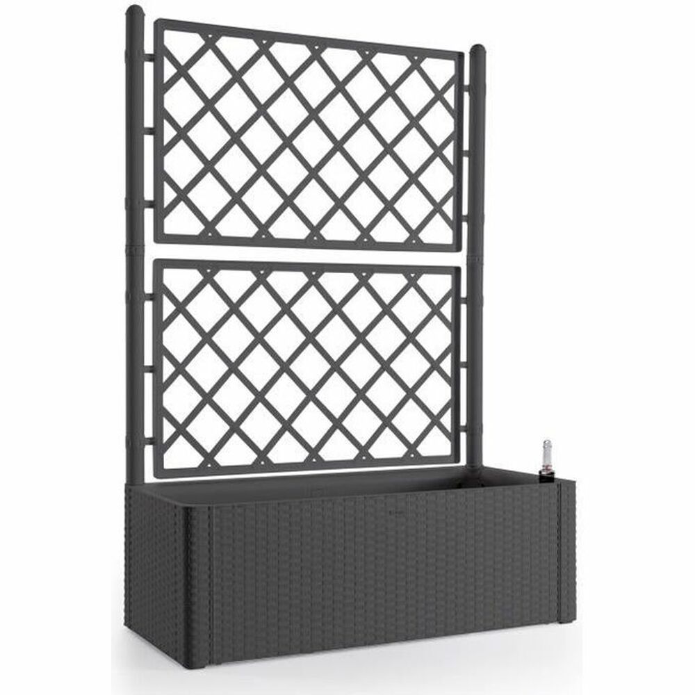 Αυτοποτιζόμενο Φυτευτή Stefanplast Natural Deluxe Ορθογώνιο 100 x 43 x 142 cm Ανθρακί