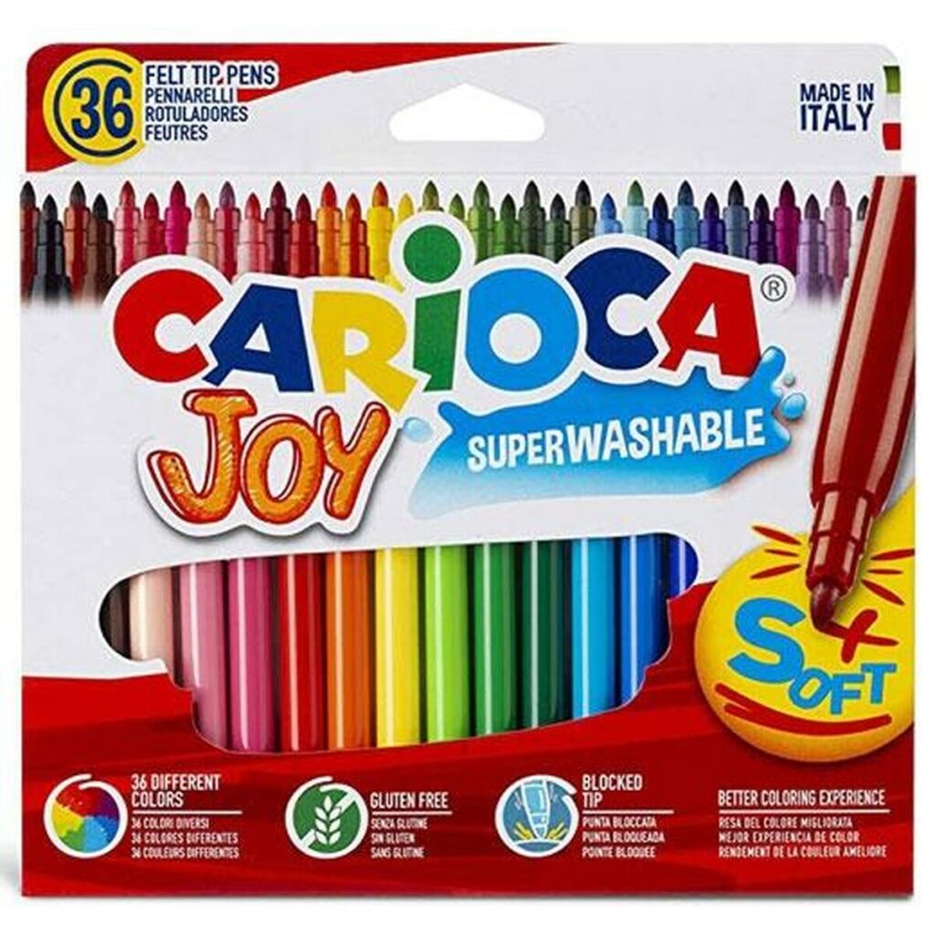 Σετ Μαρκαδόροι Carioca Joy Πολύχρωμο (48 Μονάδες)