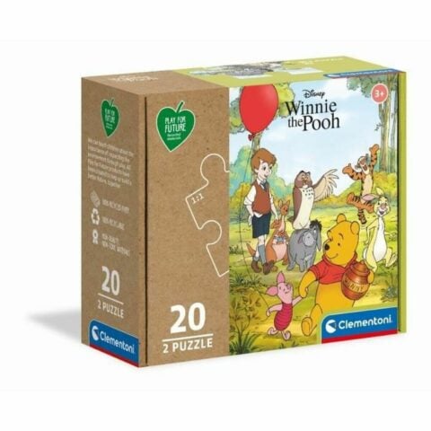 Παιδικό παζλ Clementoni Winnie the Pooh (2 x 20 Τεμάχια)