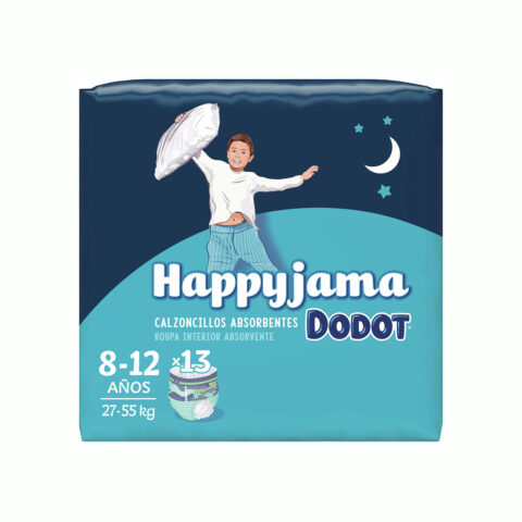 Πανάκια μιας χρήσης Dodot Happyjama 8-12 Ετών Μέγεθος 8 13 Μονάδες Μποξεράκια