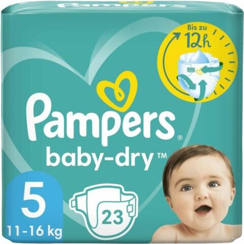 Πανάκια μιας χρήσης Pampers Baby-Dry 5 (23 uds)