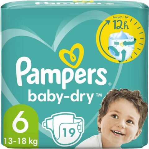 Πανάκια μιας χρήσης Pampers Baby-Dry 6 6 Ετών (19 uds)