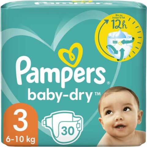 Πανάκια μιας χρήσης Pampers Baby-Dry 3 (30 uds)