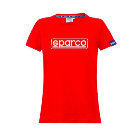 Γυναικεία Μπλούζα με Κοντό Μανίκι Sparco Frame Κόκκινο S