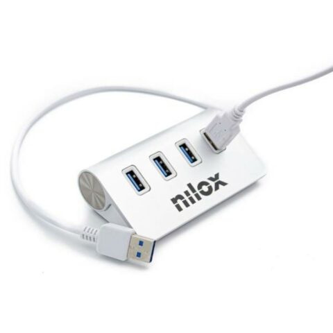 USB Hub Nilox Λευκό