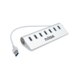 USB Hub Nilox NX7HUB30 Λευκό