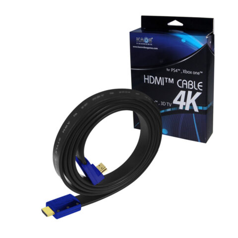 Καλώδιο HDMI 4K 3D Kaos Μαύρο