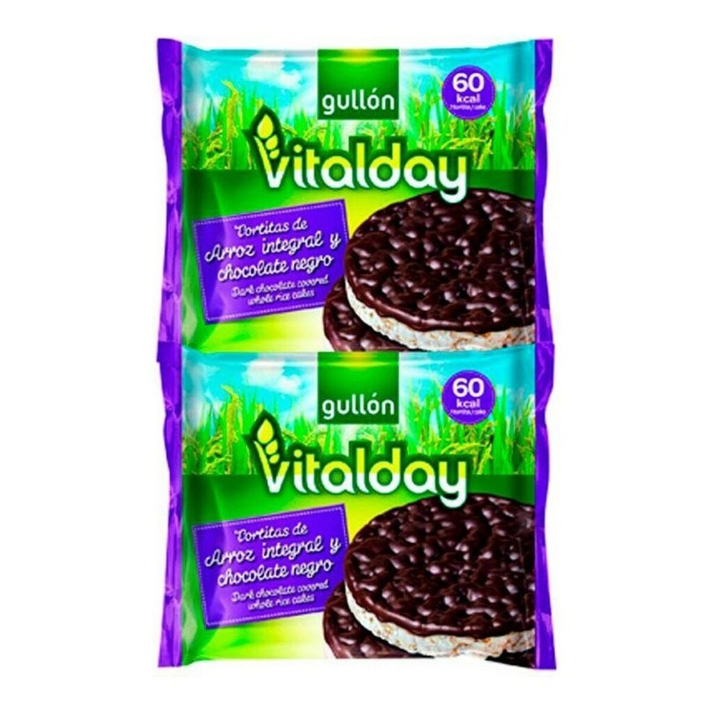 Τηγανίτες Pυζιού Gullón Vitalday Chocolate Negro (105 g)