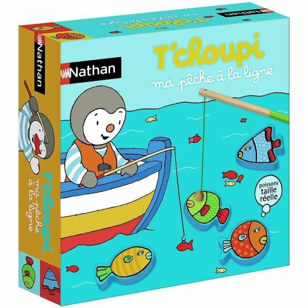 Επιτραπέζιο Παιχνίδι Nathan T'choupi  My Fishing Line (FR) Μπλε Κίτρινο