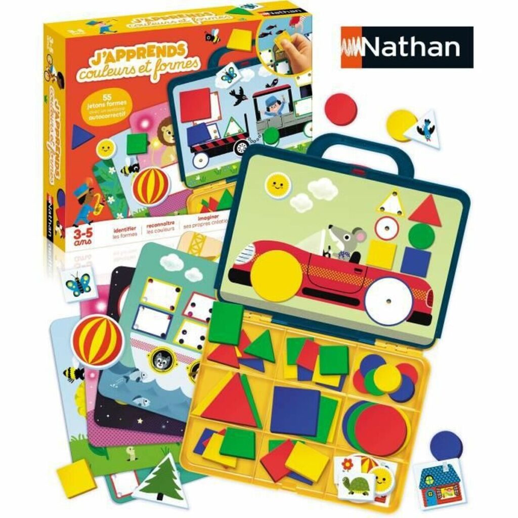 Επιτραπέζιο Παιχνίδι Nathan I am learning Colors And Shapes (FR)