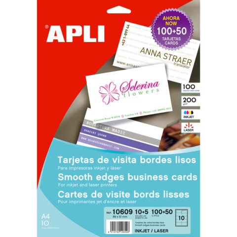 Business cards Apli 210 x 297 mm