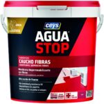Στεγανοποίηση Ceys Aguastop Κόκκινο Φυσικό καουτσούκ 5 kg