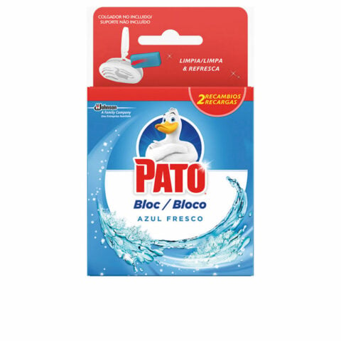 Toilet air freshener Pato Agua Azul 2 x 40 g Απολυμαντικό Μπλοκ