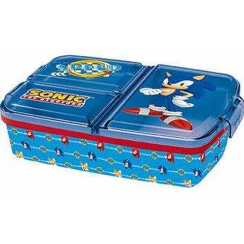 Κουτί Φαγητού με Θήκες Sonic    πολυπροπυλένιο