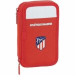 Σακίδιο Πλάτης για τα Μολύβια Atlético Madrid M854 Λευκό Κόκκινο Αθλητισμός 28 Τεμάχια 12.5 x 19.5 x 4 cm