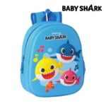 Παιδική Τσάντα 3D Baby Shark M890 Ανοιχτό Μπλε (27 x 32 x 10 cm)