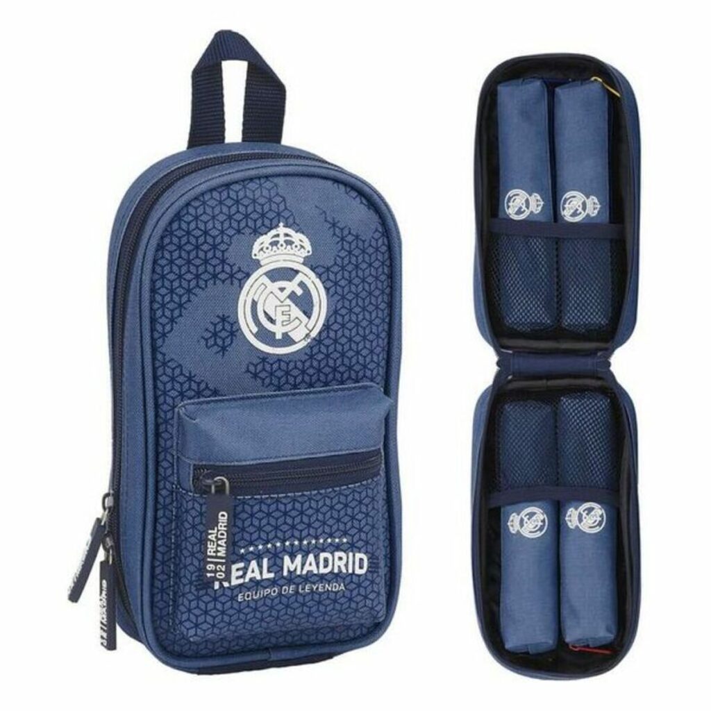 Σακίδιο Πλάτης για τα Μολύβια Real Madrid C.F. Leyenda Μπλε Αθλητισμός 12 x 23 x 5 cm