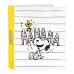 Φάκελος δακτυλίου Snoopy Friends Forever Λευκό Κίτρινο A4 (40 mm)