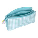 Κασετίνα BlackFit8 Fly with me Λευκό Sky μπλε 22 x 12 x 3 cm