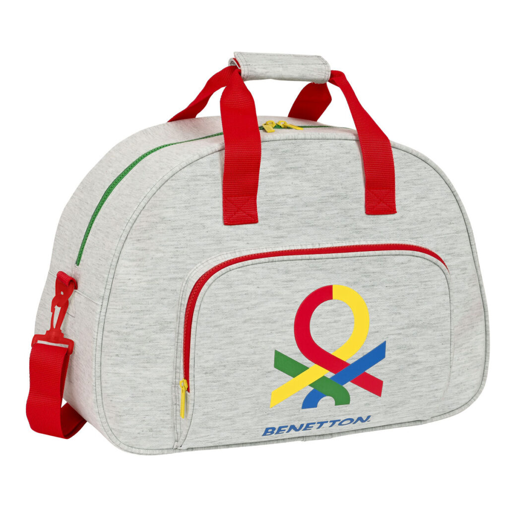 Αθλητική Tσάντα Benetton Pop Γκρι (48 x 33 x 21 cm)