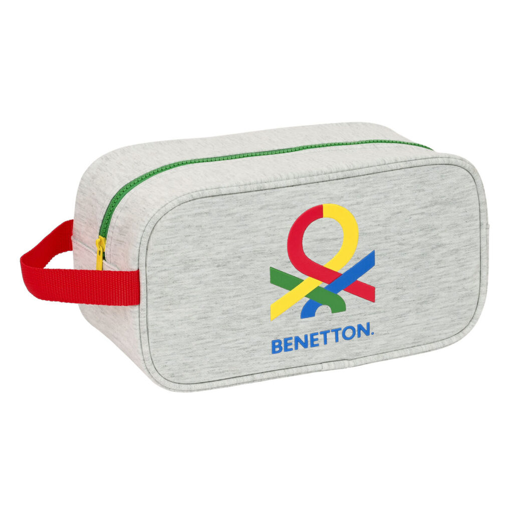Θήκη Παπουτσιών Ταξιδιού Benetton Pop Γκρι (29 x 15 x 14 cm)