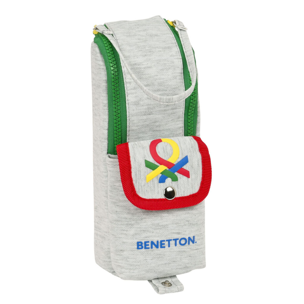 Κασετίνα Benetton Pop Γκρι (6 x 21 x 6 cm)