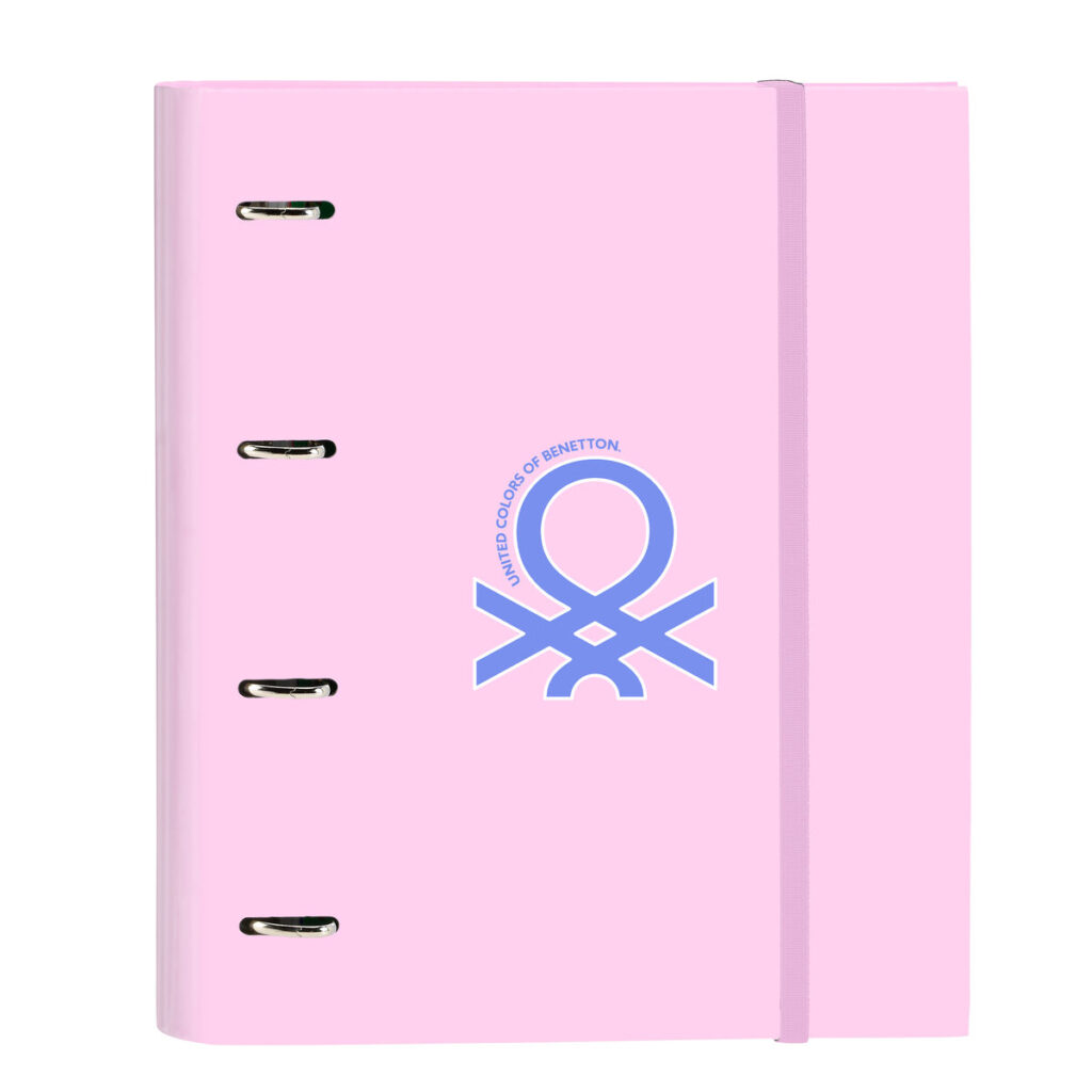 Φάκελος δακτυλίου Benetton Pink Ροζ (27 x 32 x 3.5 cm)