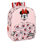 Σχολική Τσάντα Minnie Mouse Me time Ροζ 33 x 42 x 14 cm