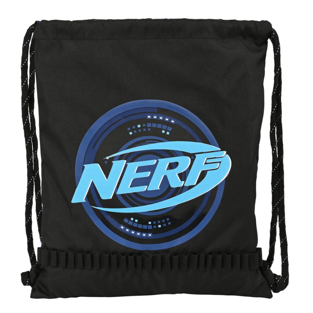 Σχολική Τσάντα με Σχοινιά Nerf Boost Μαύρο (35 x 40 x 1 cm)