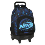 Σχολική Τσάντα με Ρόδες Nerf Boost Μαύρο (33 x 45 x 22 cm)
