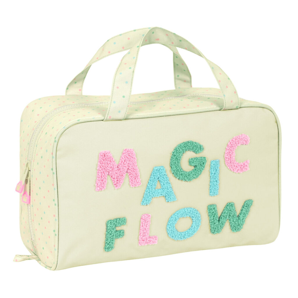 Σχολικό Νεσεσέρ Glow Lab Magic flow Μπεζ (31 x 14 x 19 cm)