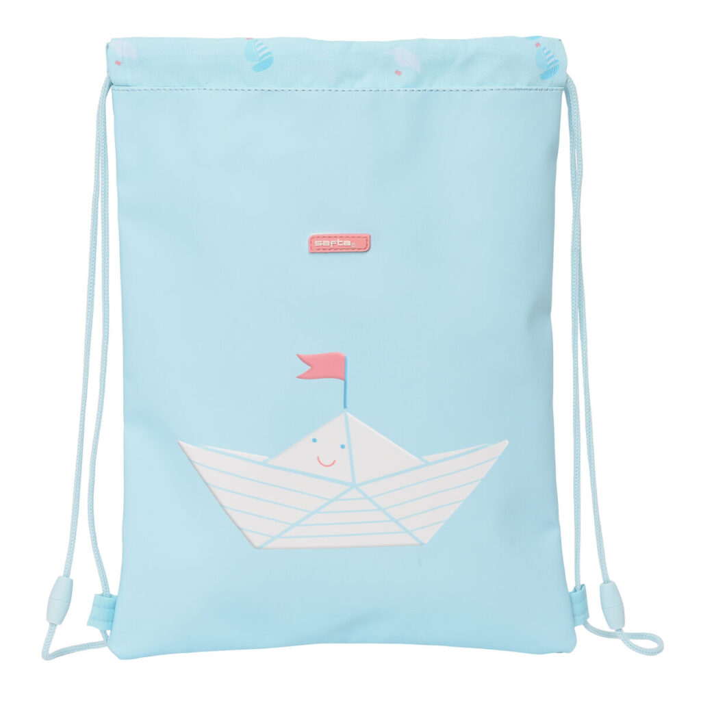 Σχολική Τσάντα με Σχοινιά Safta Ship Μπλε (26 x 34 x 1 cm)