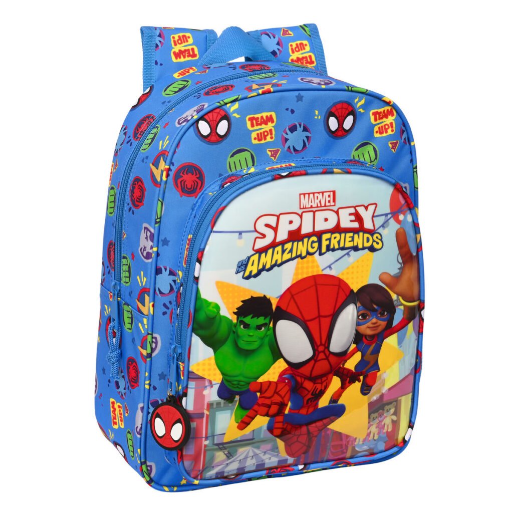 Παιδική Τσάντα Spiderman Team up Μπλε 26 x 34 x 11 cm