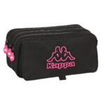 Τριπλή Κασετίνα Kappa Black and pink Μαύρο (21