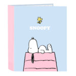 Φάκελος δακτυλίου Snoopy Imagine Μπλε A4 (27 x 33 x 6 cm)
