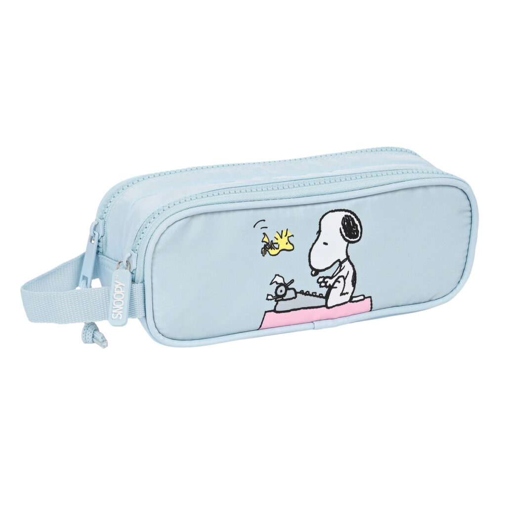 Διπλή Κασετίνα Snoopy Imagine Μπλε (21 x 8 x 6 cm)