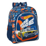 Σχολική Τσάντα Hot Wheels Speed club Πορτοκαλί Ναυτικό Μπλε (32 x 38 x 12 cm)