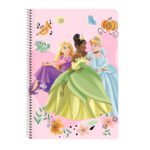 Σημειωματάριο Princesses Disney Magical Μπεζ Ροζ A4 80 Φύλλα
