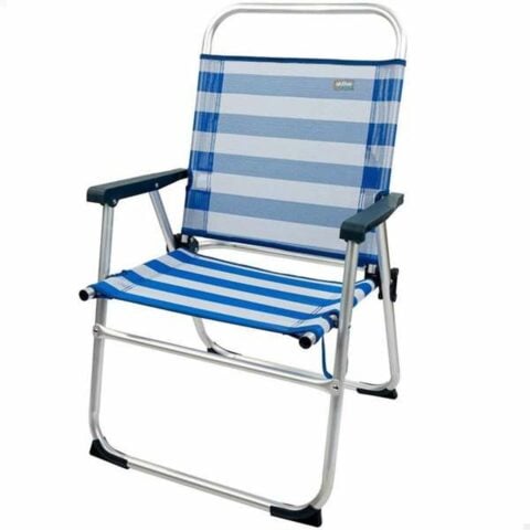 πτυσσόμενη καρέκλα Color Baby Ναύτης Αλουμίνιο Λευκό Ναυτικό Μπλε