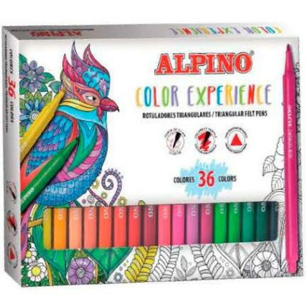 Σετ Μαρκαδόροι Alpino Color Experience 36 Τεμάχια Πολύχρωμο