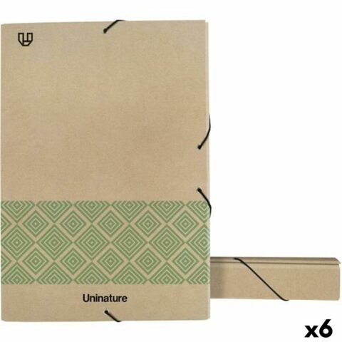 Φάκελος Unipapel Uninature Καφέ Πράσινο A4 (x6)