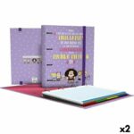 Φάκελος δακτυλίου Grafoplas Carpebook Mafalda Λιλά A4 (x2)