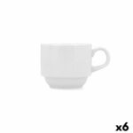 Kopp Bidasoa Glacial Καφές Κεραμικά Λευκό 180 ml (x6)