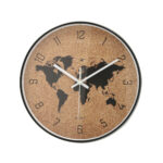 Ρολόι Τοίχου Quid Παγκόσμιος Χάρτης Πλαστική ύλη (30 cm)