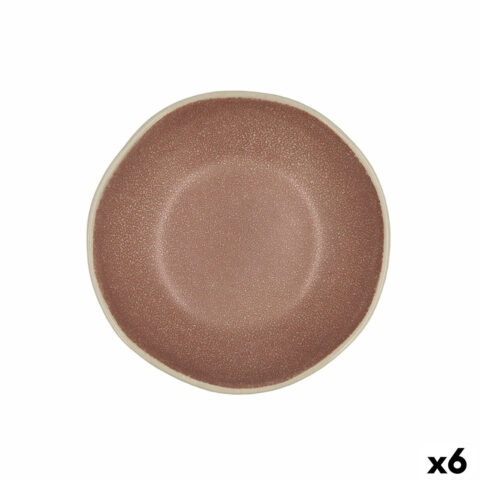 Βαθύ Πιάτο Bidasoa Gio Κεραμικά Καφέ 19 cm (x6)