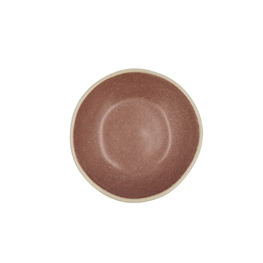 Ρηχό μπολ Bidasoa Gio Κεραμικά Καφέ 12 x 3 cm (12 Μονάδες)