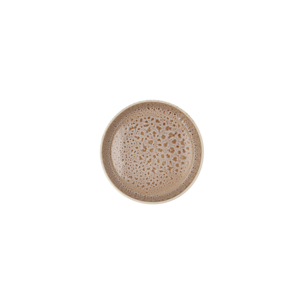 Ρηχό μπολ Ariane Porous Κεραμικά Μπεζ 16 cm (8 Μονάδες)